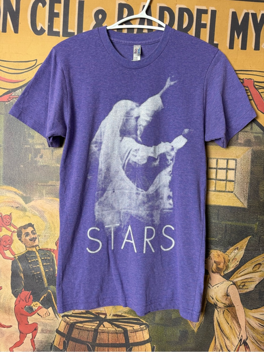 Purple STARS Official Merch Graphic T-Shirt